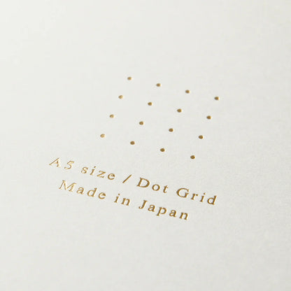 RING NOTEBOOK A5 COLOR DOT GRID WHITE