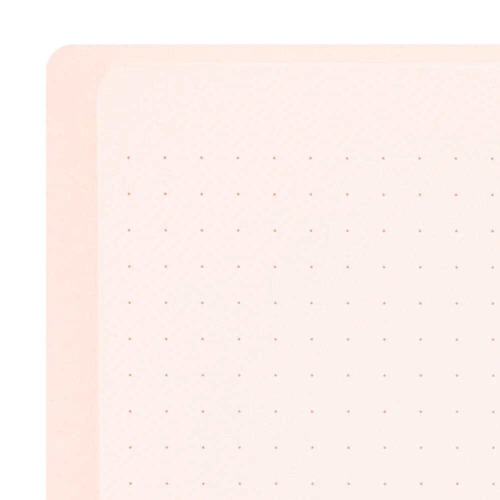 MIDORI - RING NOTEBOOK A5 COLOR DOT GRID PINK