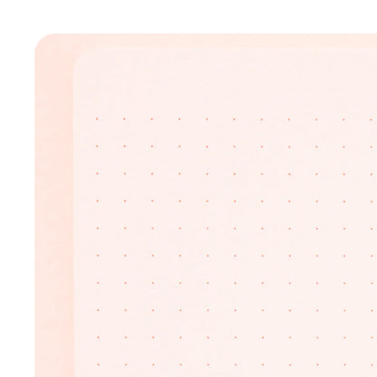 MIDORI - RING NOTEBOOK A5 COLOR DOT GRID PINK