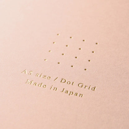 MIDORI - RING NOTEBOOK A5 COLOR DOT GRID PINK
