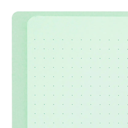 MIDORI - RING NOTEBOOK A5 COLOR DOT GRID GREEN