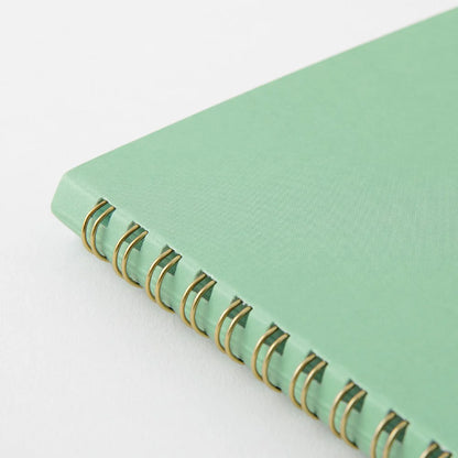 MIDORI - RING NOTEBOOK A5 COLOR DOT GRID GREEN