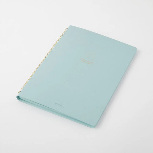RING NOTEBOOK A5 COLOR DOT GRID BLUE