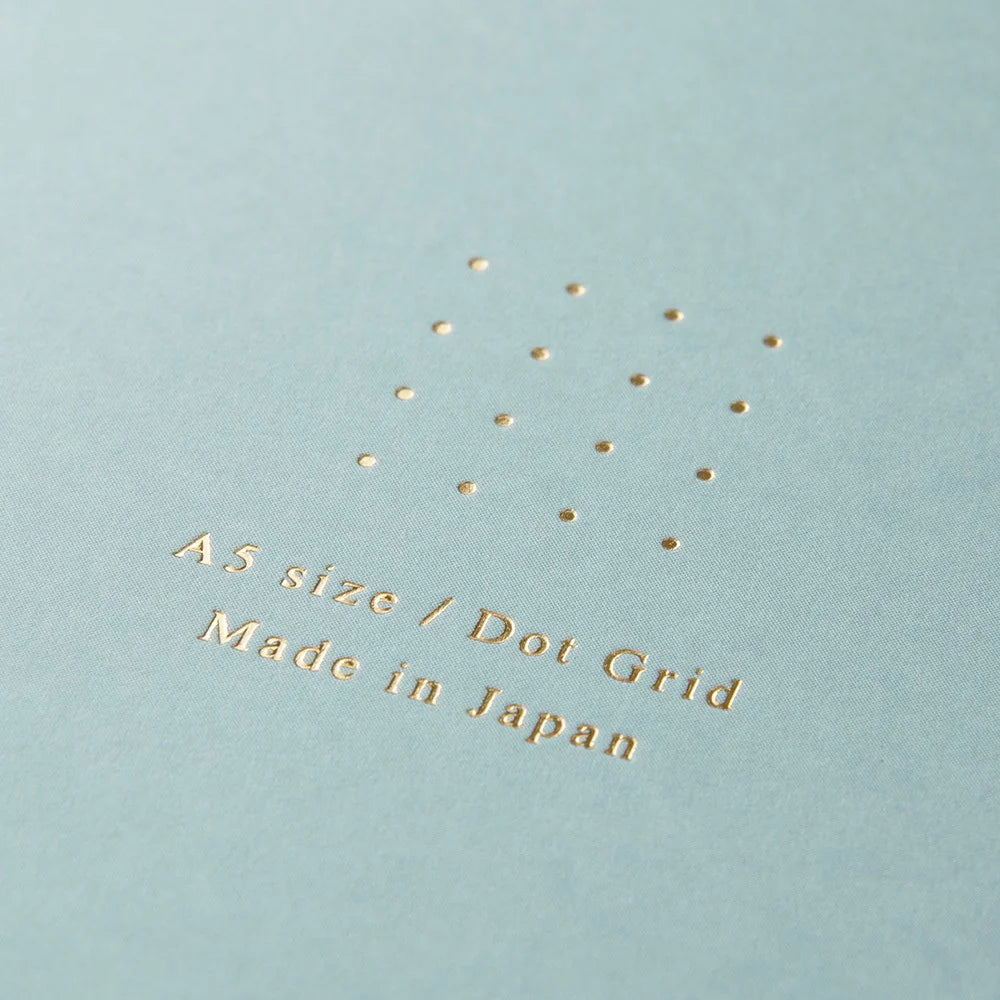 RING NOTEBOOK A5 COLOR DOT GRID BLUE