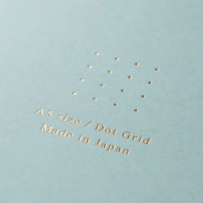 RING NOTEBOOK A5 COLOR DOT GRID BLUE