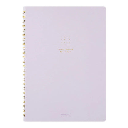 RING NOTEBOOK A5 COLOR DOT GRID PURPLE