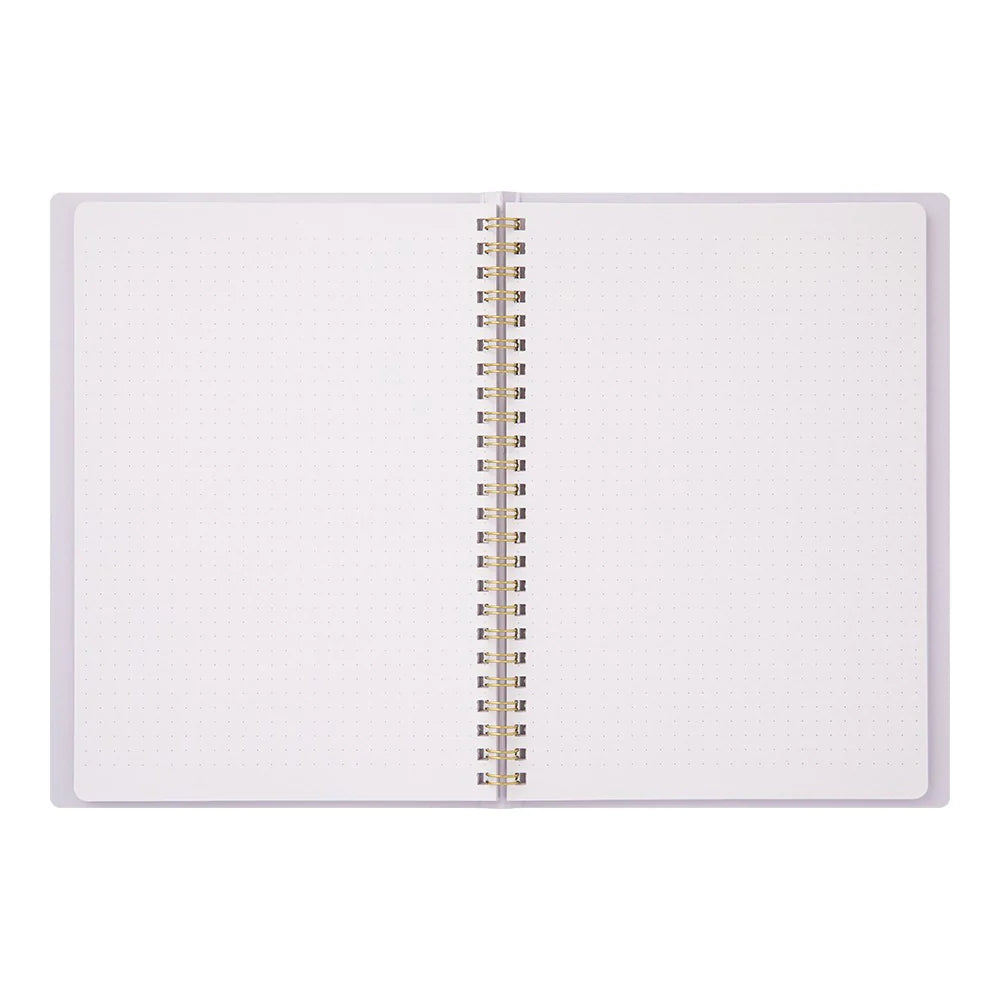 RING NOTEBOOK A5 COLOR DOT GRID PURPLE