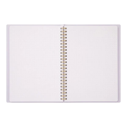 RING NOTEBOOK A5 COLOR DOT GRID PURPLE