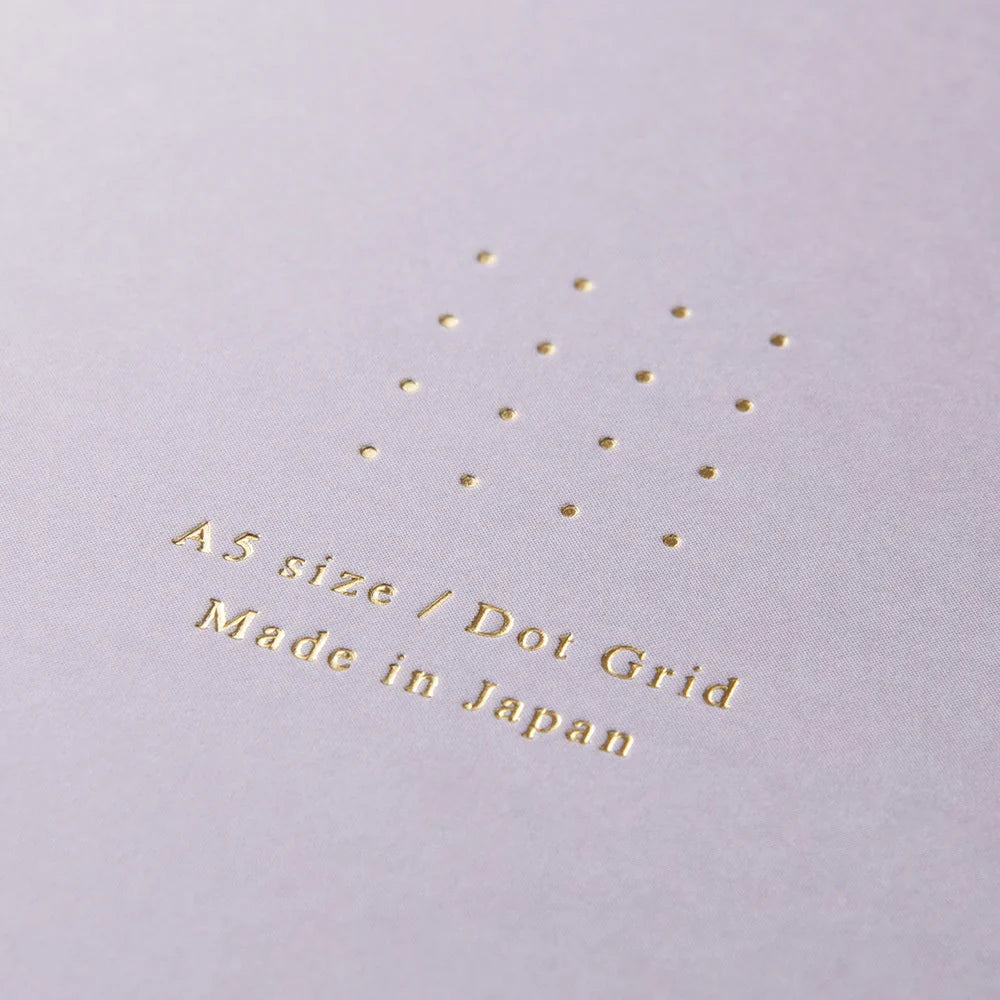 RING NOTEBOOK A5 COLOR DOT GRID PURPLE