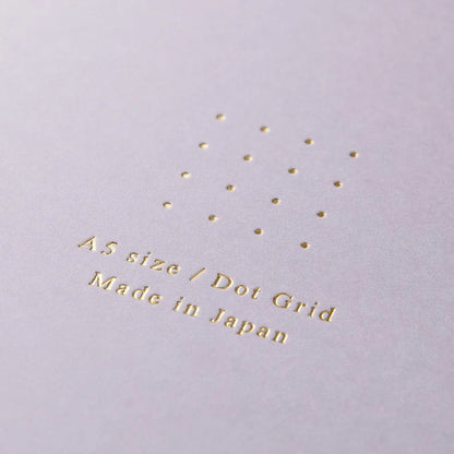 RING NOTEBOOK A5 COLOR DOT GRID PURPLE