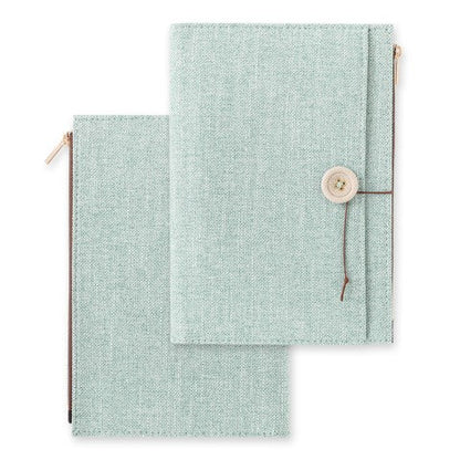 YURU LOG NOTEBOOK COVER B6 CLOTH LIGHT BLUE