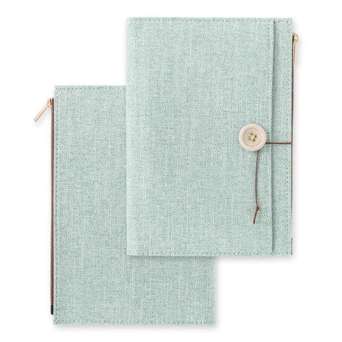 YURU LOG NOTEBOOK COVER B6 CLOTH LIGHT BLUE