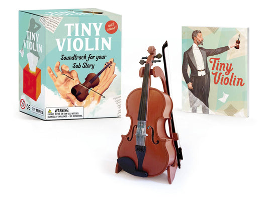 Wooden brown violin with chinrest and tailpiece