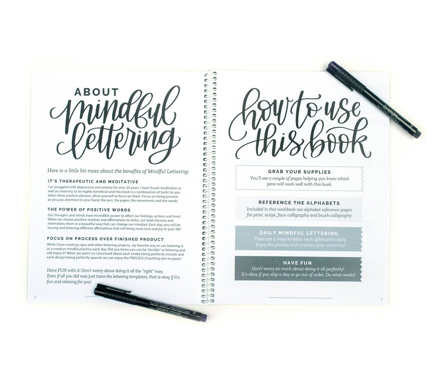 Daily Mindful Lettering: Healing Journey Edition