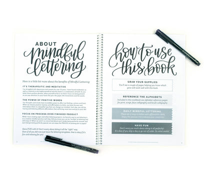 Daily Mindful Lettering: Healing Journey Edition