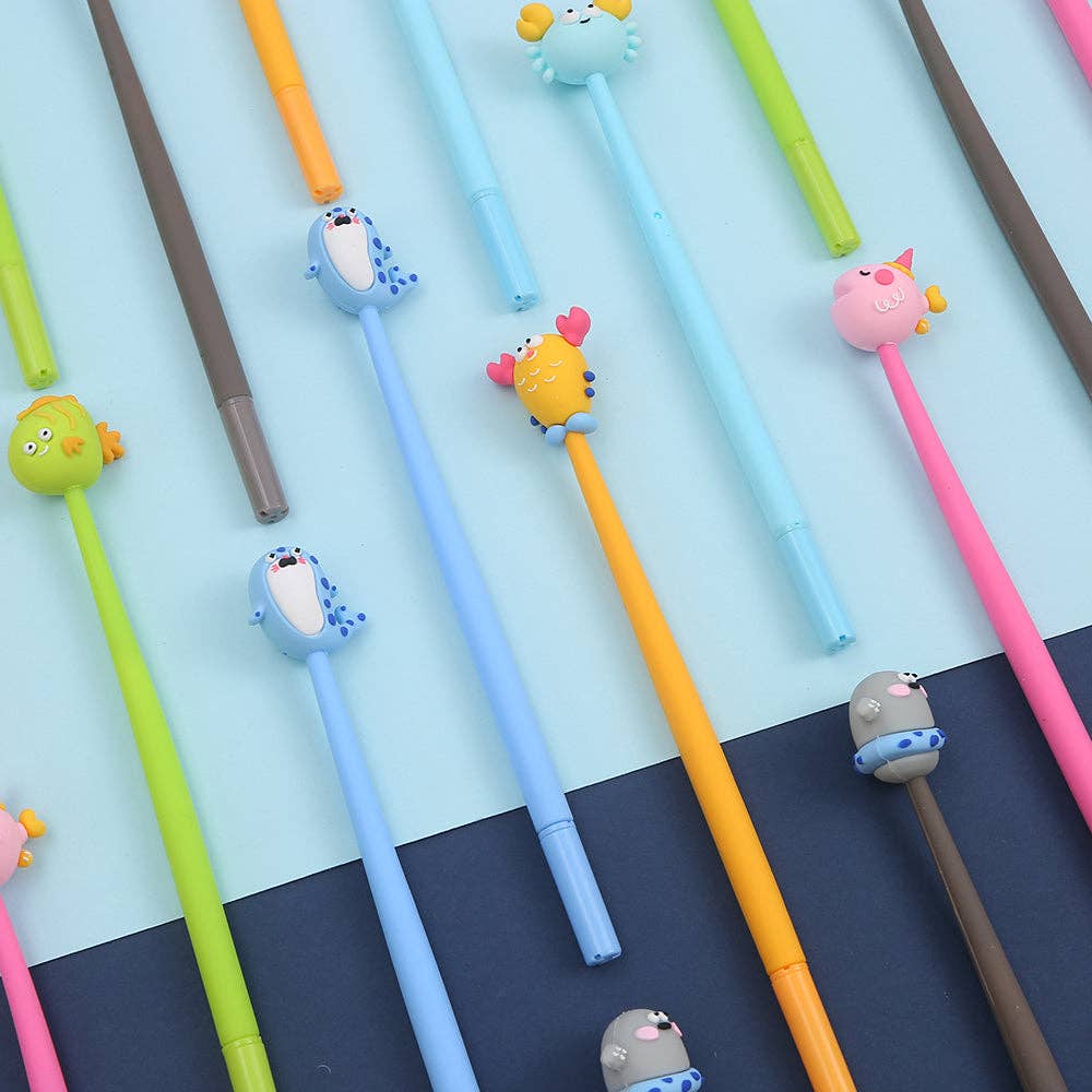 HAPPY SEA ANIMALS GEL PEN