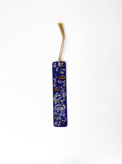 Wildlife Embroidery Tassel Bookmark