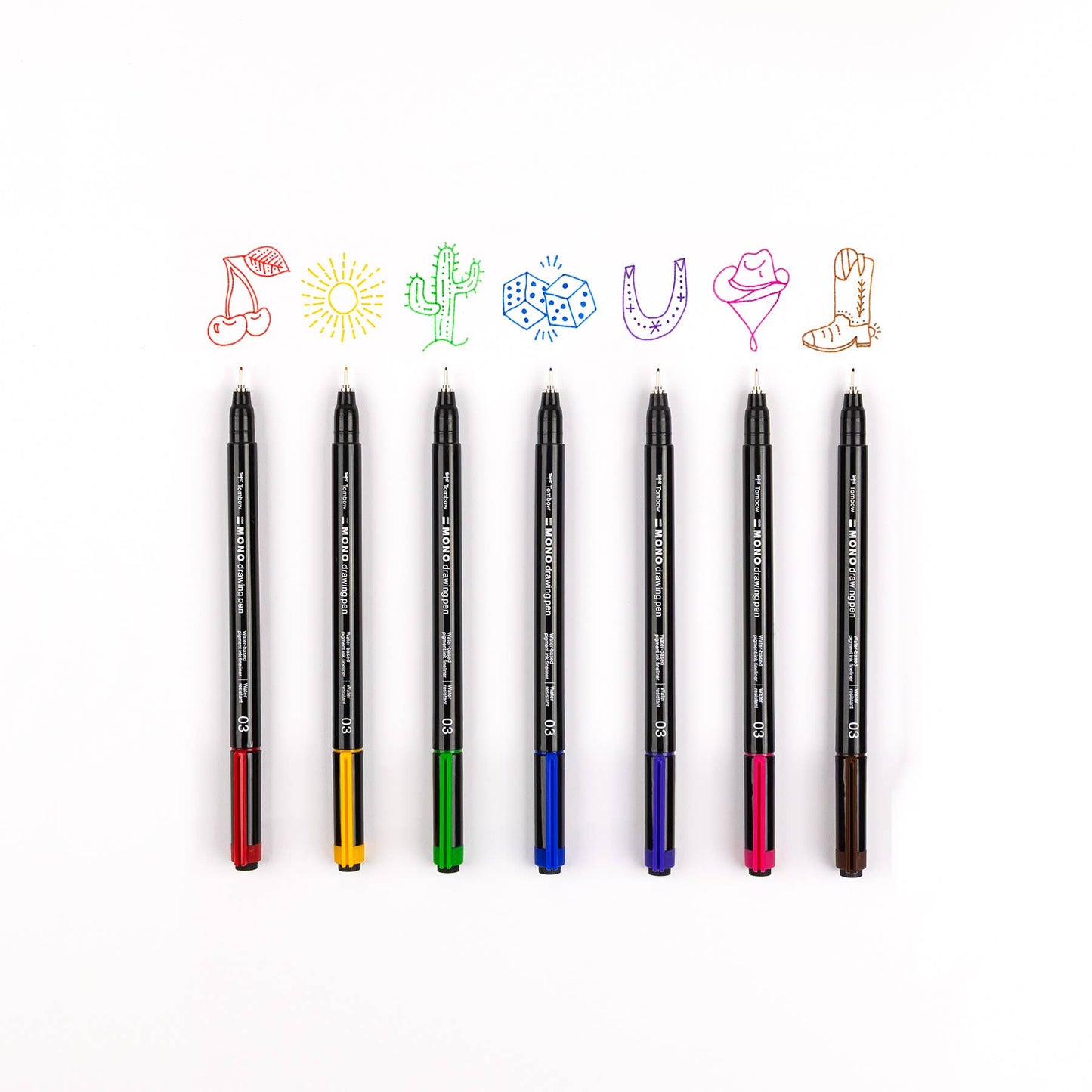 MONO Drawing Pen Colors - Open Stock