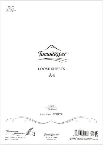 TOMOE RIVER FP LOOSE SHEET 52GM2 A4 WHITE 100PCS