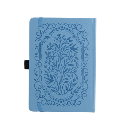 Songbird In Blue Dot Grid Notebook