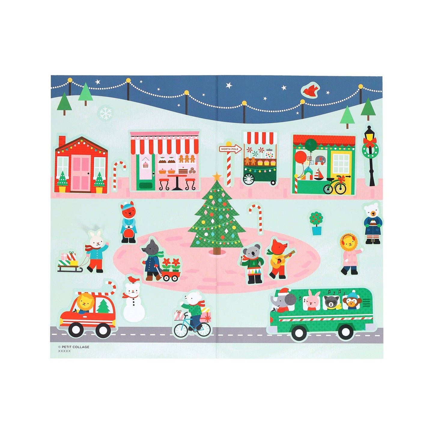 Mini Sticker Set: Christmas Town CDU of 20