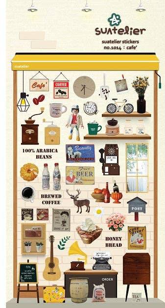 Café Pvc Stickers