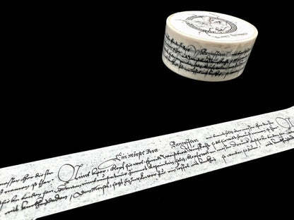 Vintage Text Washi Tape