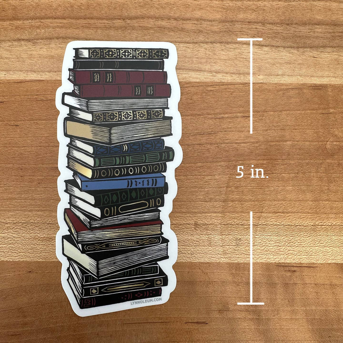 Book Stack STICKER