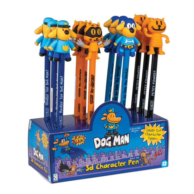 Dog Man Character Pen
