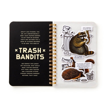 Brass Monkey Trash Bandits Sticker Book