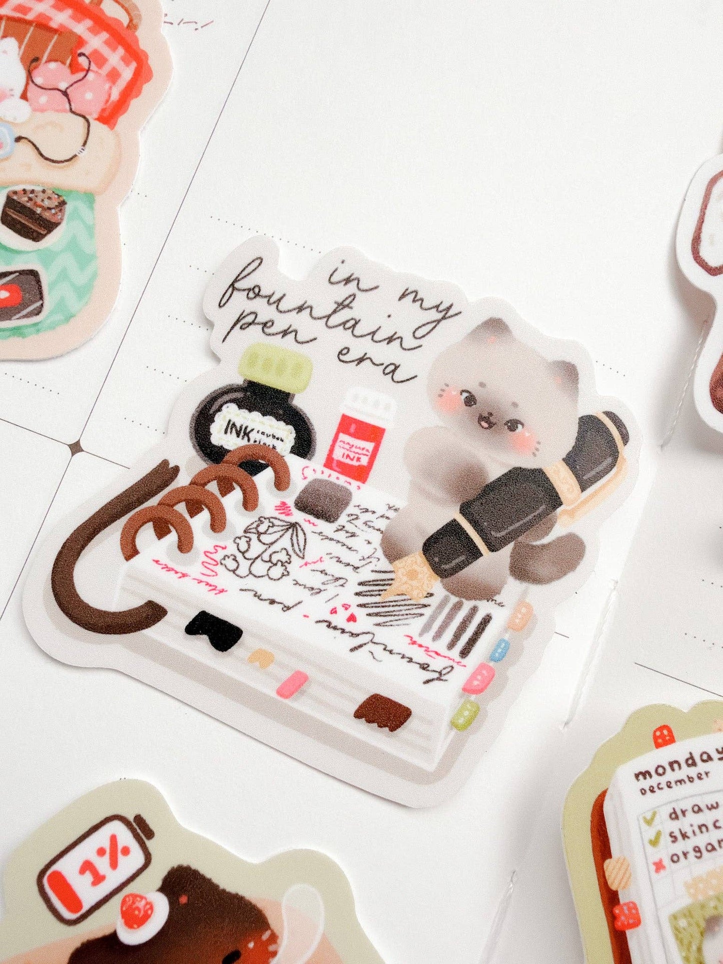 Kuboandlucy Stationery Co | In My Fountain Pen Era Vinyl Sticker