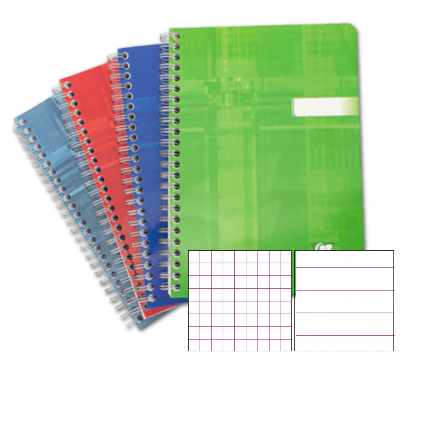 6 x 8.25 Classic Clairefontaine Wirebound Notebook  2 Styles