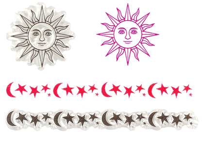 Celestial Clear Silicone Stamp Set