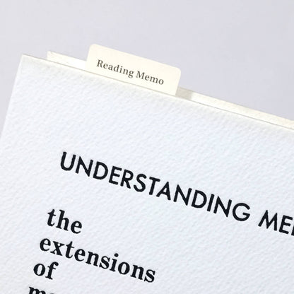 LACONIC STYLE BOOKMARKER PLANNING/MEMO