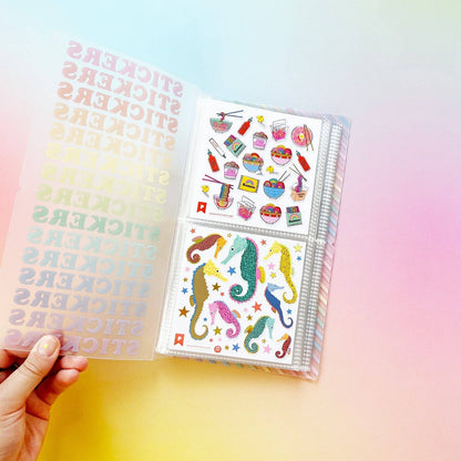 Colorful Stickers Pocket Sticker Keeper