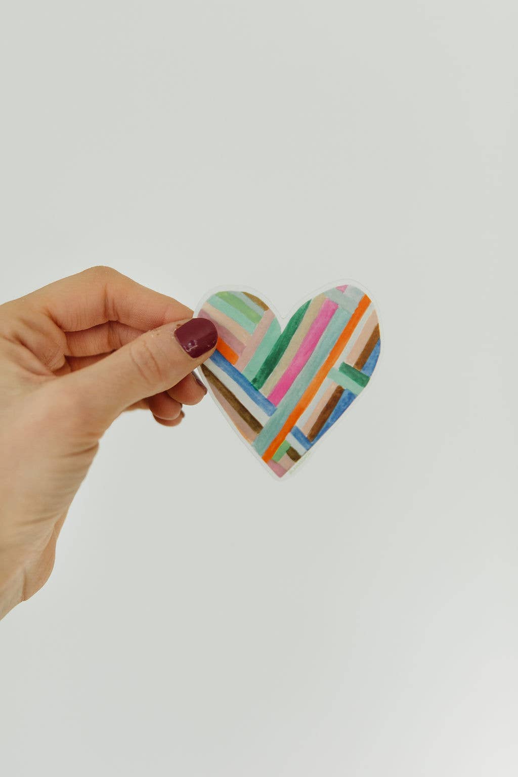 Patchwork Heart Sticker