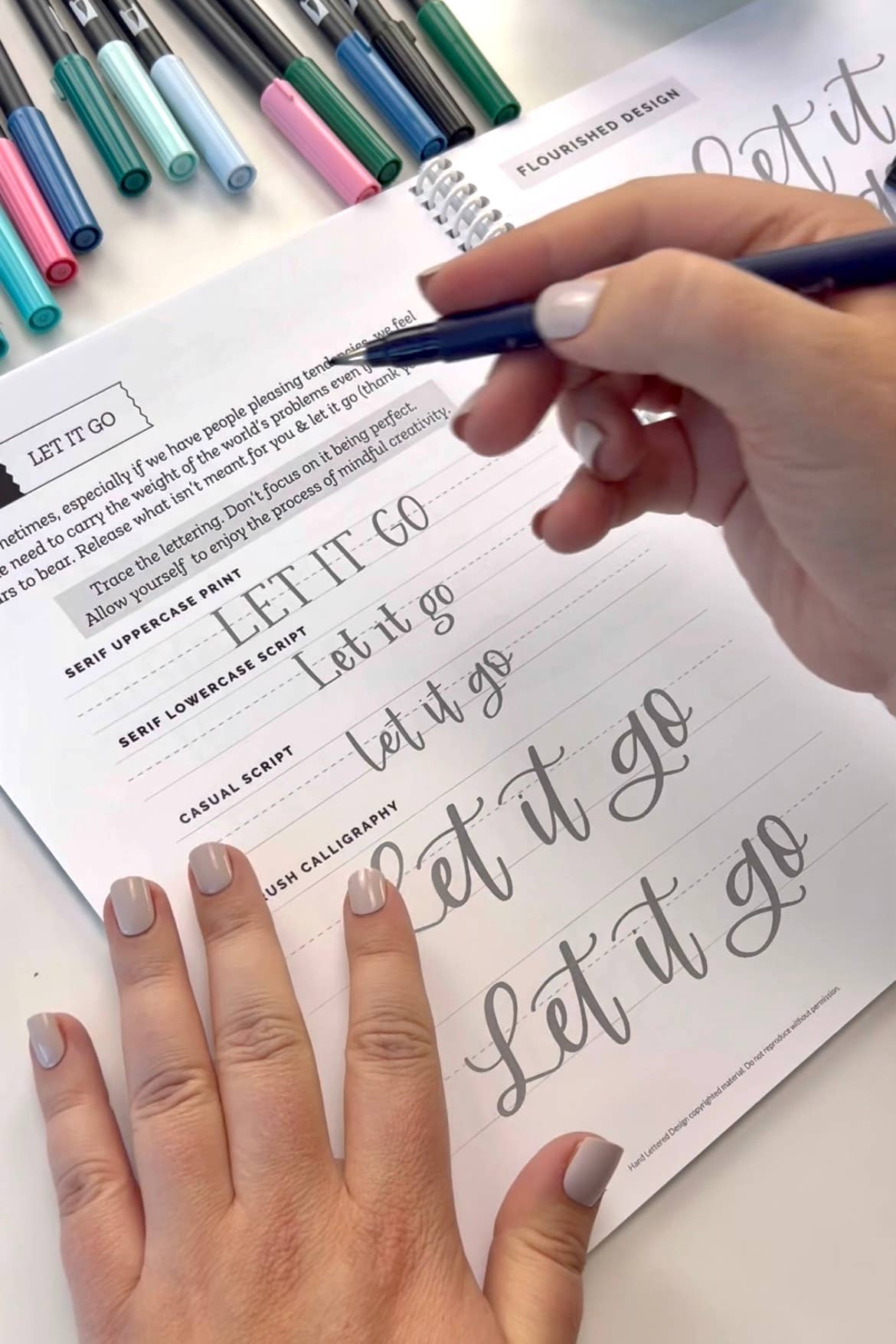Daily Mindful Lettering: Peace & Calm Edition