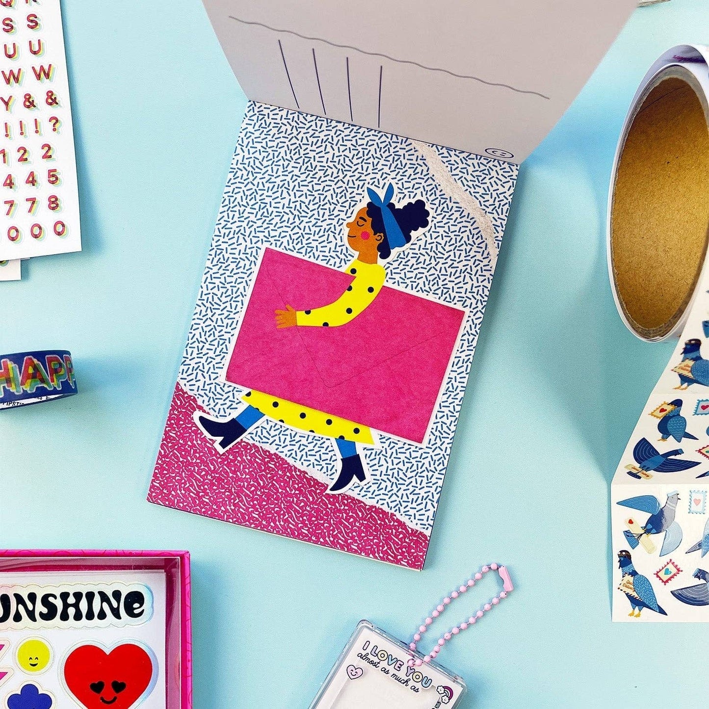 Special Delivery Sticker Post Card Book