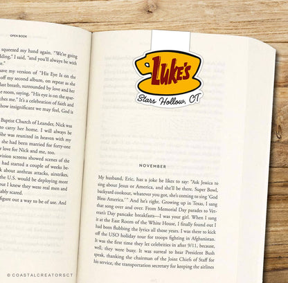 Gilmore Girls Luke's Stars Hollow Magnetic Bookmark