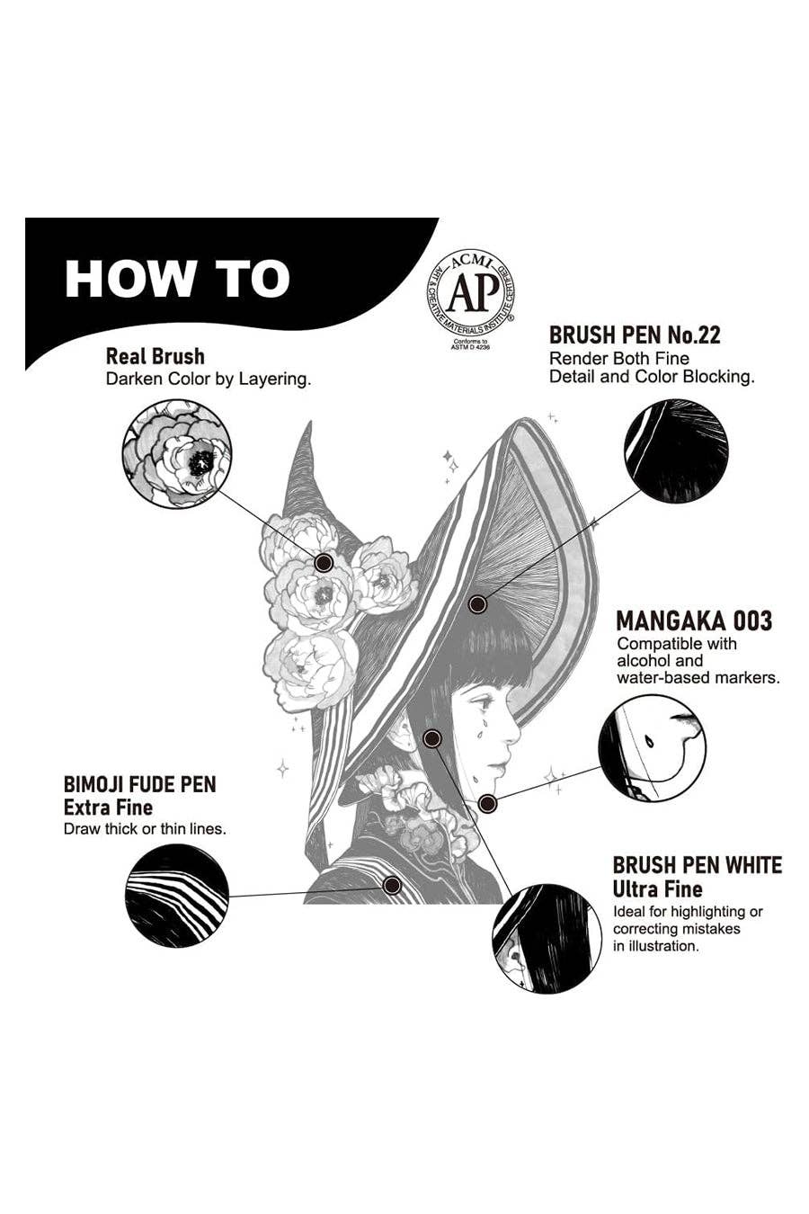 Zig® Illustration Drawing Sets
