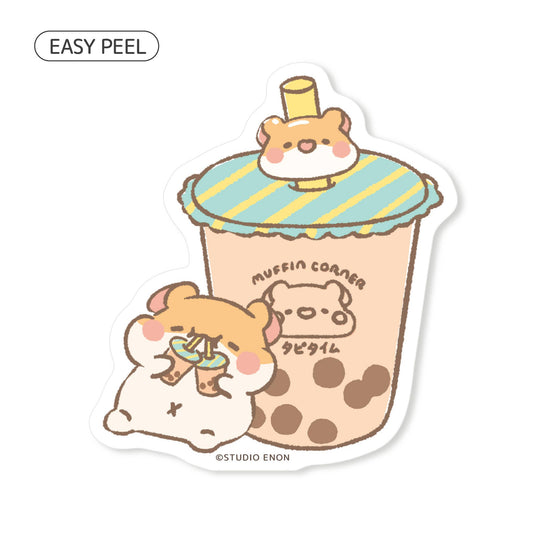 Muffinmaru Double Boba Sticker
