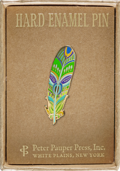 Feather Enamel Pin
