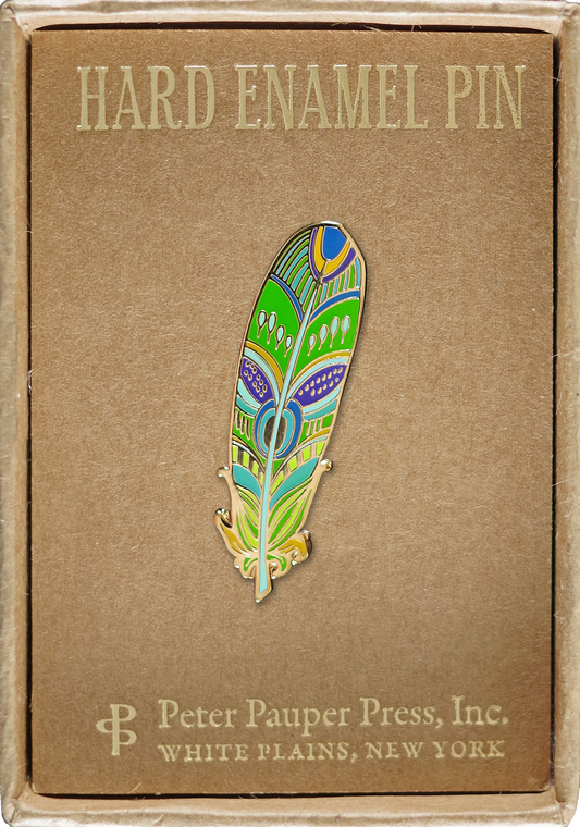 Feather Enamel Pin