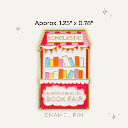 Scholastic Book Fair Enamel Pin