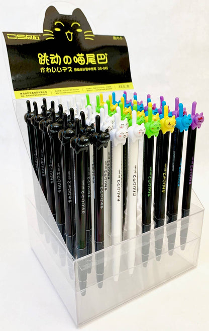 Cat Tail Retractable Gel Pen