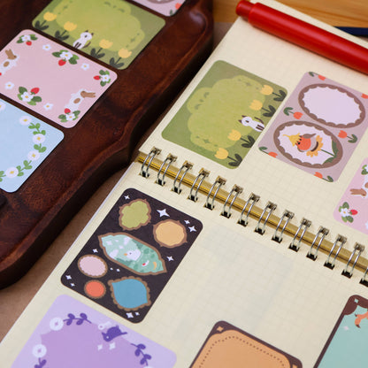 Paper Roll Labels - Retro Frames