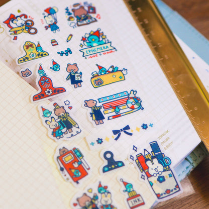 Sticker Sheet (Washi) - Journal and Craft Party
