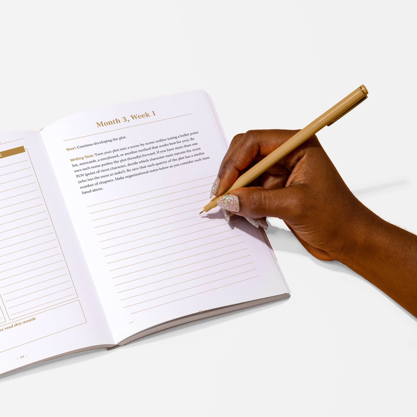 The Storyteller's Weekly Journal: A Guided Planner