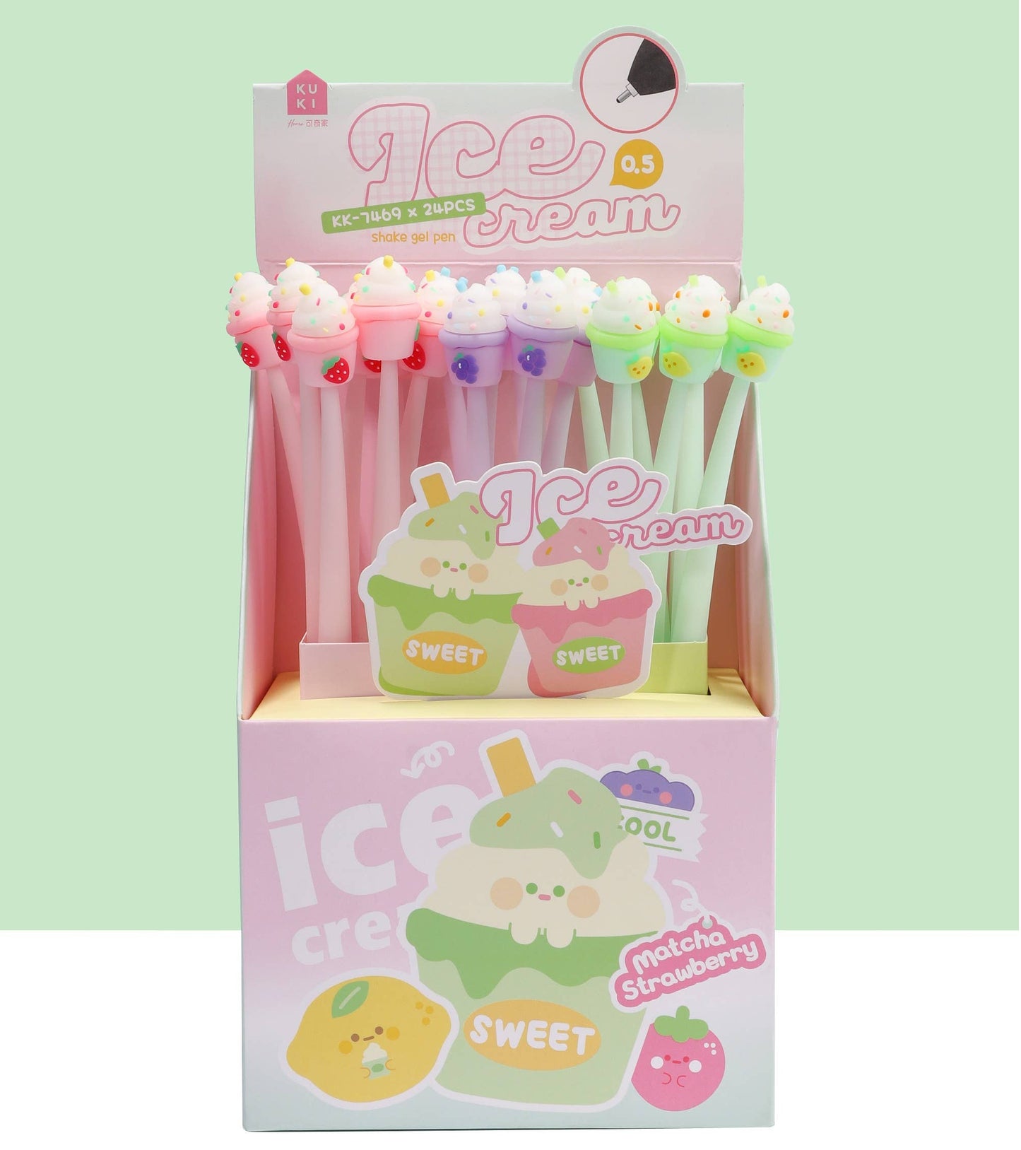 ICE CREAM WIGGLE GEL PEN