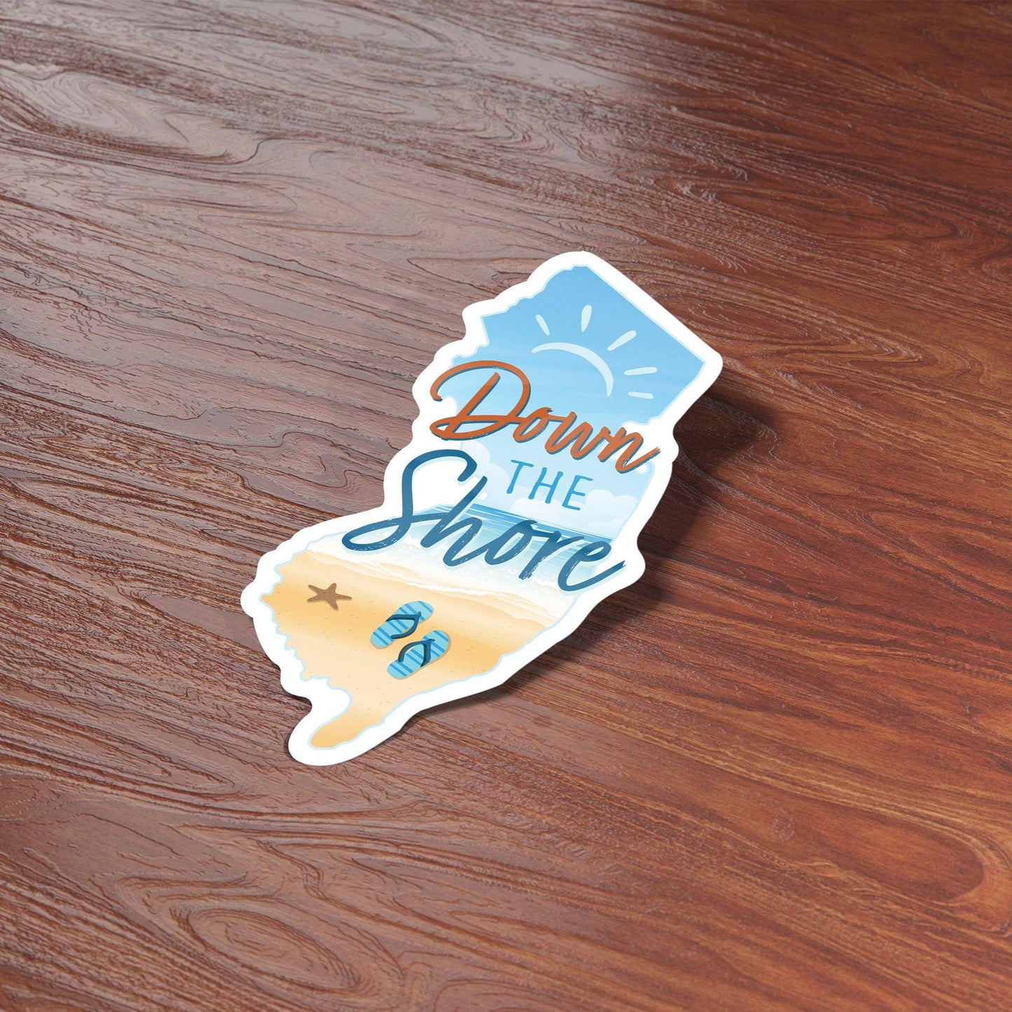 Down the Shore NJ Sticker